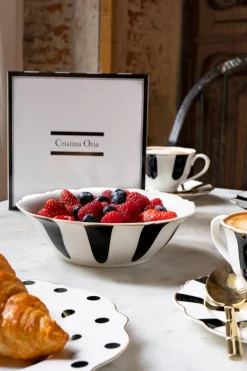 Cristina Oria Fuentes, Ensaladeras Y Cuencos^Cuenco Con Rayas