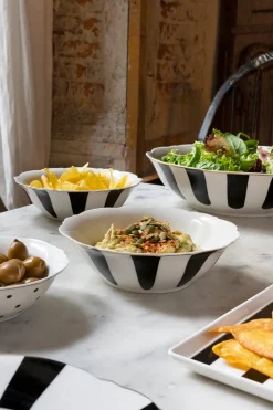 Cristina Oria Fuentes, Ensaladeras Y Cuencos^Cuenco Con Rayas