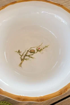 Cristina Oria Fuentes, Ensaladeras Y Cuencos^Cuenco Diseño Bambú & Flor Almendro