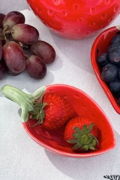 Cristina Oria Fuentes, Ensaladeras Y Cuencos^Cuenco Diseño Fresa Con Asa