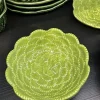 Cristina Oria Fuentes, Ensaladeras Y Cuencos^Cuenco Flor Verde En Relieve