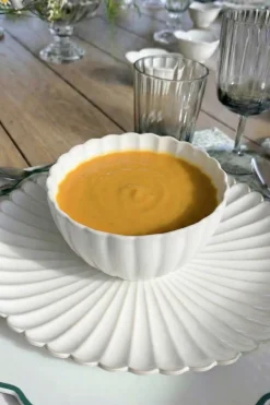 Cristina Oria Fuentes, Ensaladeras Y Cuencos^Cuenco Grande Blanca Flor CO