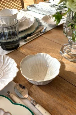 Cristina Oria Fuentes, Ensaladeras Y Cuencos^Cuenco Mediano Con Diseño De Flor Blanca CO