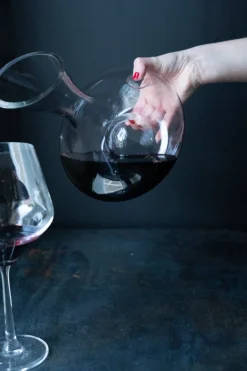 Cristina Oria Decantadores|Decantadores De Cristal^Decantador Con Diseño Ovalado