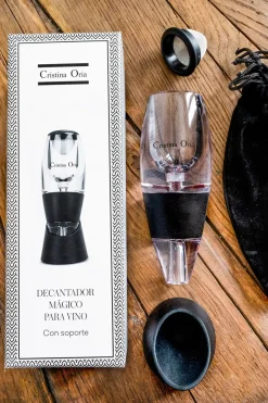 Cristina Oria Decantadores|Gadgets De Vino^Decantador Y Aireador Mágico Para Vino Co