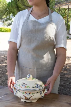 Cristina Oria Delantales|Delantales^Delantal De Lino Adultos