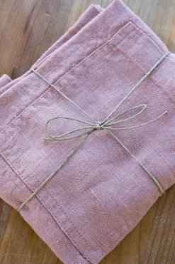 Cristina Oria Delantales|Delantales^Delantales De Lino Rosa Niños