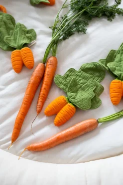 Cristina Oria Minichef^Doudou Mordedor Para Bebés Con Diseño De Zanahoria