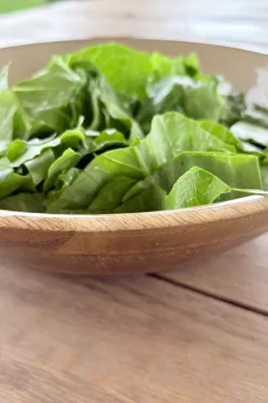 Cristina Oria Fuentes, Ensaladeras Y Cuencos^Ensaladera Grande De Madera Crema