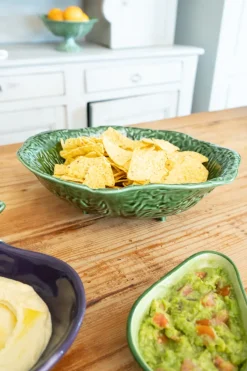 Cristina Oria Fuentes, Ensaladeras Y Cuencos^Ensaladera Oval Grande Hoja De Col