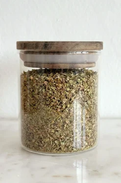 Cristina Oria Almacenaje^Especiero Escalonado De Madera De Acacia Con 9 Tarros De Cristal