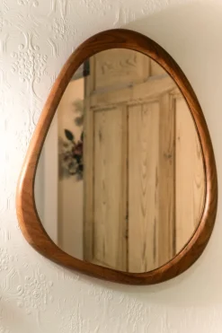 Cristina Oria Piezas Decorativas^Espejo Irregular Con Marco De Madera