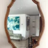 Cristina Oria Piezas Decorativas^Espejo Ovalado Con Marco De Madera