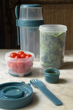 Cristina Oria Para Llevar^Fiambrera Con Tres Compartimentos Para Ensaladas