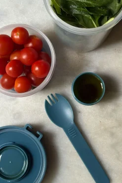 Cristina Oria Para Llevar^Fiambrera Con Tres Compartimentos Para Ensaladas