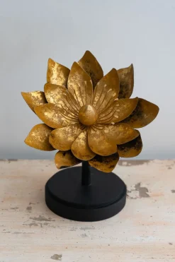 Cristina Oria Piezas Decorativas^Flor Decorativa Diseño Lirio Dorada