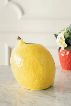 Cristina Oria Jarrones, Floreros Y Maceteros^Florero Con Diseño De Limón Grande