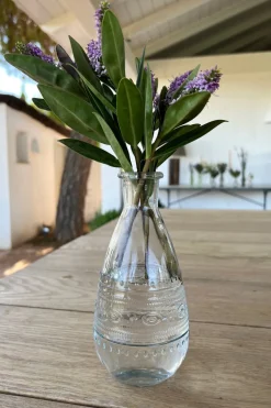 Cristina Oria Jarrones, Floreros Y Maceteros^Florero De Cristal Con Diseño Roma Transparente