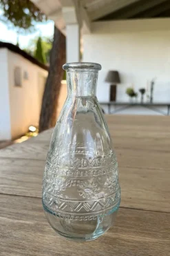 Cristina Oria Jarrones, Floreros Y Maceteros^Florero De Cristal Con Diseño Roma Transparente