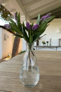 Cristina Oria Jarrones, Floreros Y Maceteros^Florero De Cristal Con Diseño Roma Transparente