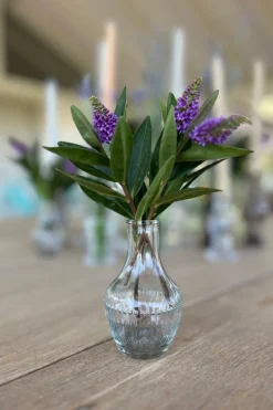 Cristina Oria Jarrones, Floreros Y Maceteros^Florero De Cristal Con Diseño Milán Transparente