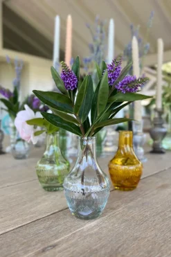 Cristina Oria Jarrones, Floreros Y Maceteros^Florero De Cristal Con Diseño Milán Transparente