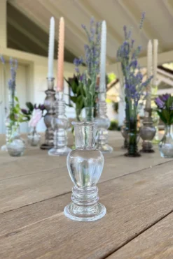 Cristina Oria Jarrones, Floreros Y Maceteros^Florero De Cristal Con Diseño Venecia Transparente Pequeño