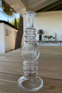 Cristina Oria Jarrones, Floreros Y Maceteros^Florero De Cristal Con Diseño Florencia Transparente Pequeño