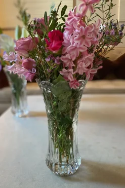 Cristina Oria Jarrones, Floreros Y Maceteros^Florero De Cristal Diseño Flores