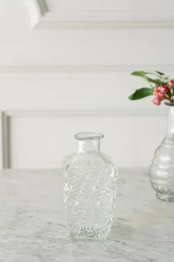 Cristina Oria Jarrones, Floreros Y Maceteros^Florero De Cristal En Relieve Transparente