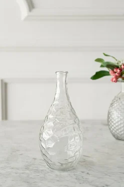 Cristina Oria Jarrones, Floreros Y Maceteros^Florero De Cristal En Relieve Transparente