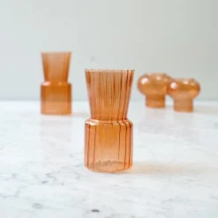 Cristina Oria Jarrones, Floreros Y Maceteros^Florero De Cristal Rosa Grande