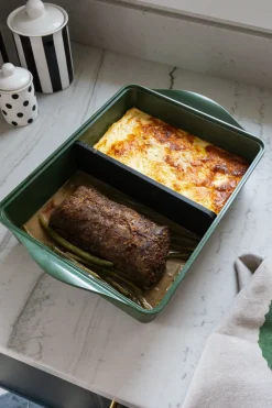 Cristina Oria Sartenes, Ollas Y Cacerolas|Fuentes, Ensaladeras Y Cuencos^Fuente De Horno Ajustable Verde