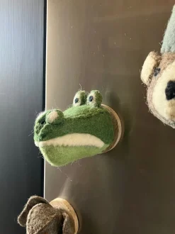 Cristina Oria Minichef^Imán Con Diseño De Cabeza De Animal