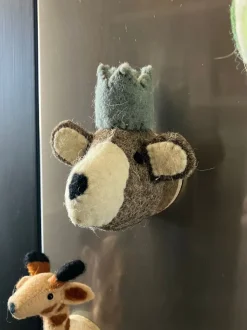 Cristina Oria Minichef^Imán Con Diseño De Cabeza De Animal