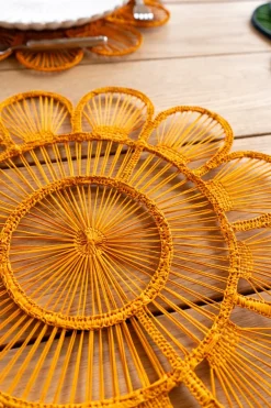 Cristina Oria Manteles Individuales^Individual Diseño Lila Mostaza