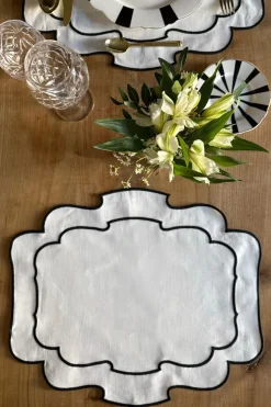 Cristina Oria Manteles Individuales^Individual Impermeable Con Diseño De Blonda