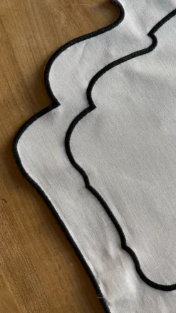 Cristina Oria Manteles Individuales^Individual Impermeable Con Diseño De Blonda