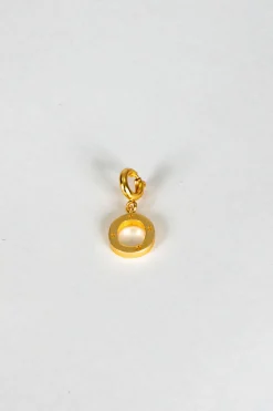 Cristina Oria Joyas Co|Joyas Co^Iniciales Doradas Con Detalle De Estrellas