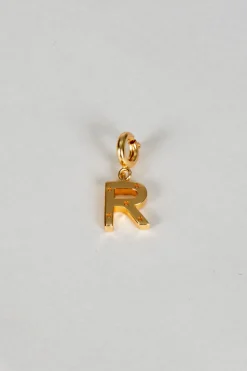 Cristina Oria Joyas Co|Joyas Co^Iniciales Doradas Con Detalle De Estrellas