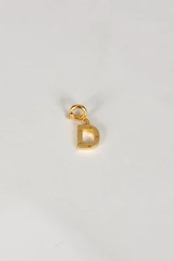 Cristina Oria Joyas Co|Joyas Co^Iniciales Doradas Con Detalle De Estrellas