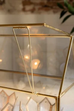 Cristina Oria Piezas Decorativas^Invernadero Cristal Dorado