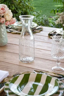 Cristina Oria Jarras Y Botellas^Jarra Cristal Tallado