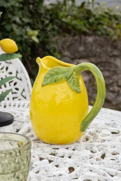 Cristina Oria Jarras Y Botellas^Jarra De Cerámica Con Diseño De Limón