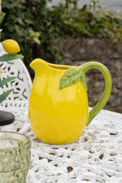 Cristina Oria Jarras Y Botellas^Jarra De Cerámica Con Diseño De Limón