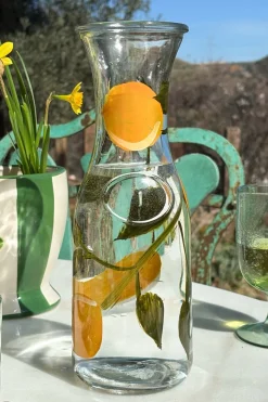 Cristina Oria Jarras Y Botellas^Jarra De Cristal Diseño Limones