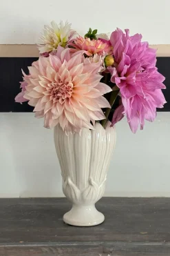 Cristina Oria Piezas Decorativas|Jarrones, Floreros Y Maceteros^Jarrón Bulbo Blanco