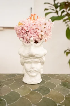 Cristina Oria Piezas Decorativas|Jarrones, Floreros Y Maceteros^Jarrón Busto Rey De Porcelana