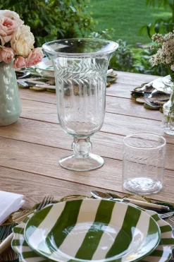 Cristina Oria Jarrones, Floreros Y Maceteros^Jarrón Con Base Cristal Tallado