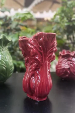 Cristina Oria Jarrones, Floreros Y Maceteros^Jarrón Con Diseño De Col Granate Grande